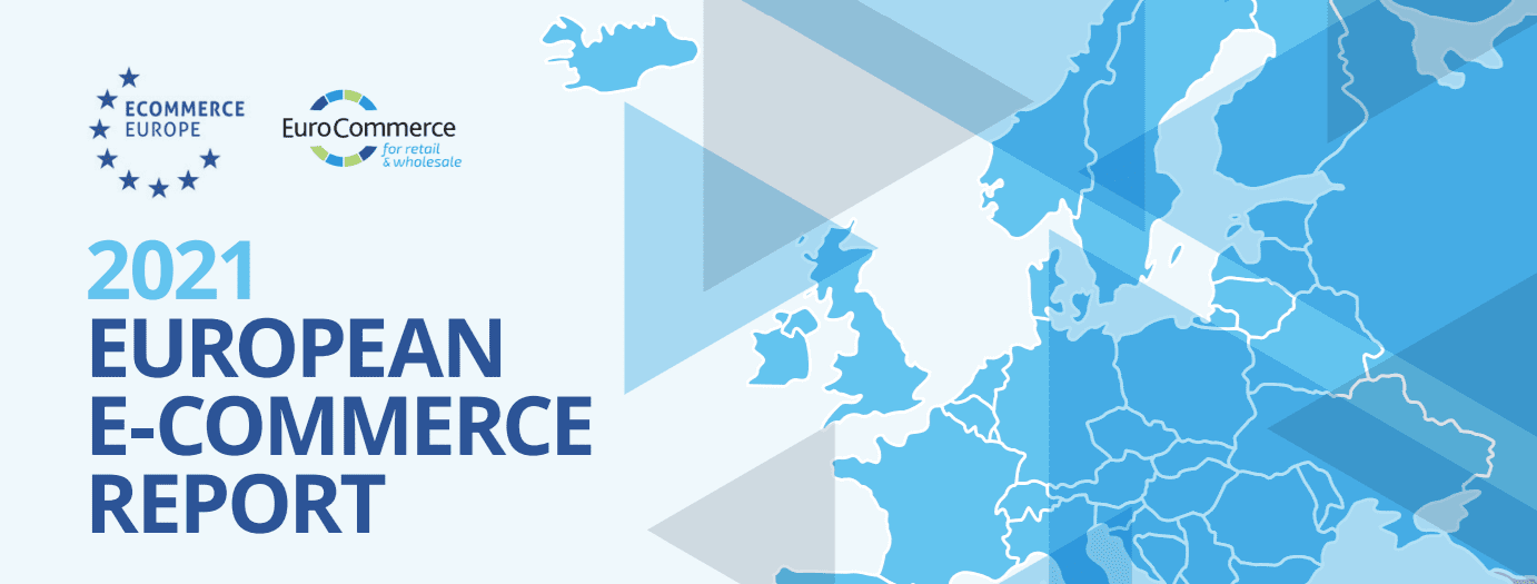 Grafika do raportu "2021 European E-Commerce Report"