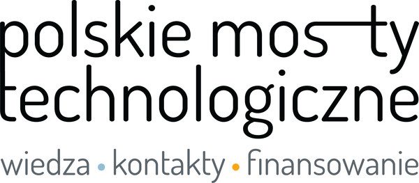 Zdjęcie przedstawia napis "polskie mosty technologiczne" i słowa "wiedza", "kontakty" i "finansowanie"