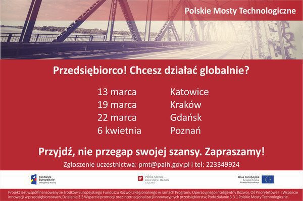 Zdjęcie przedstawia terminy roadshow na czerwonym tle