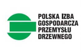 Logo Polskiej Izby Gospodarczej Przemysłu Drzewnego