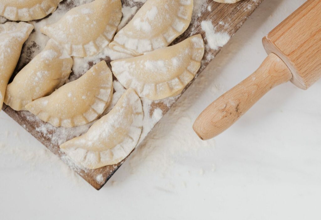 Dumpling in a flour, it sure tastes great. 