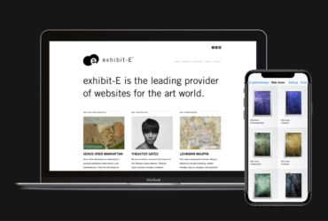 Exhibit-E provides a system to an art world, where individual art galleries are able to create their own websites.