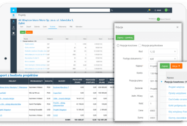 Project management i budgeting system