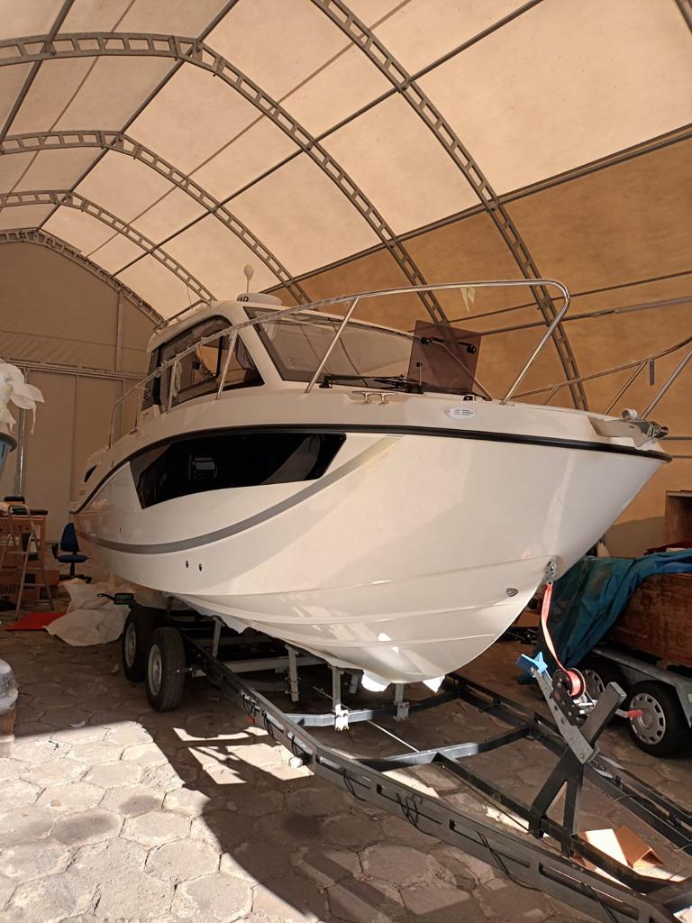 Cabin Cruiser boat for sale in Europe. Powerboats production in Poland.