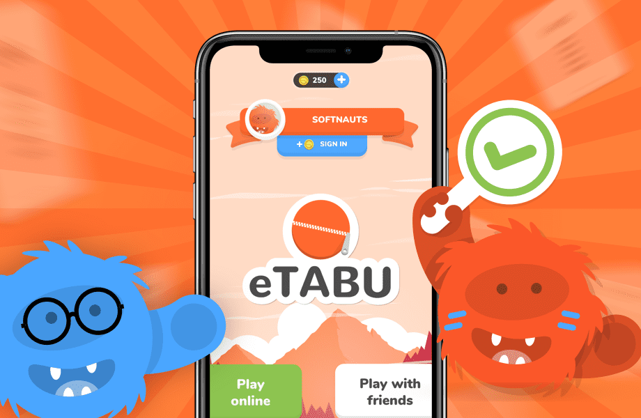 eTABU - online game for iOS and Android - a party well played! Challenge yourself and have fun like +3 mln users!