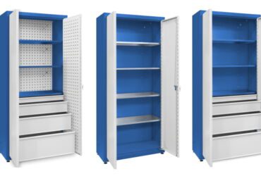 Universal metal cabinets - durable, aesthetic and functional furniture for warehouse, office, archive, workshop etc:
