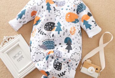 Baby romper of GaGatki brand design.