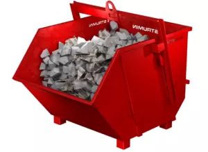 Self-dumping containers - troughs