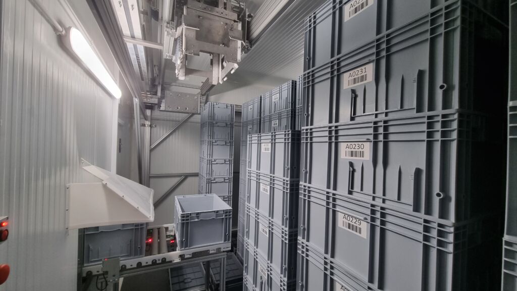 Inside of the horizontal plasma storage