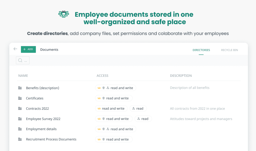 Manage your company documents with ease
