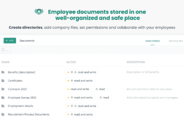 Manage your company documents with ease