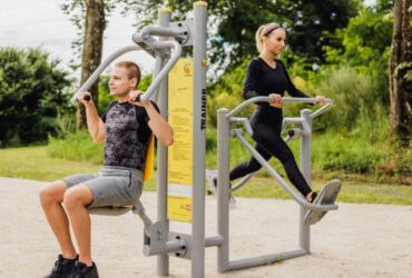 Fitness Station mounted on pylon - Fitness Series