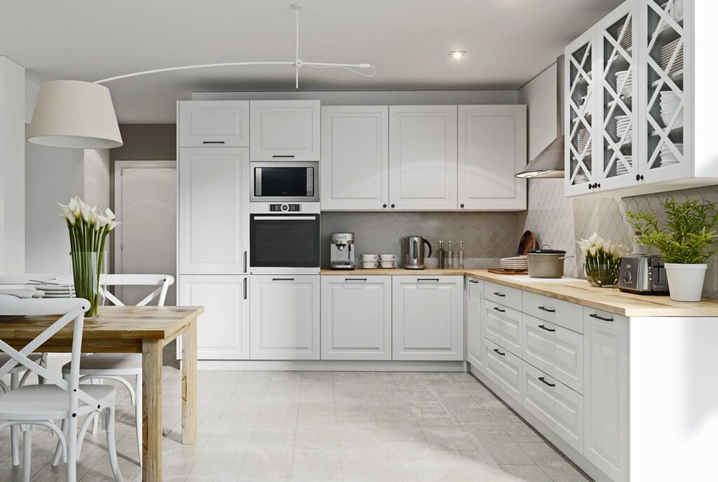 Kitchen Bristol white matt