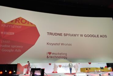 Presentation of our CEO on Google Ads during the I Love Marketing 2022 conference - Warsaw, Poland.