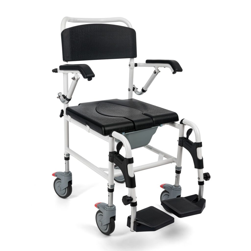 Shower and commode transport chair 3in1 - MASTER-TIM
