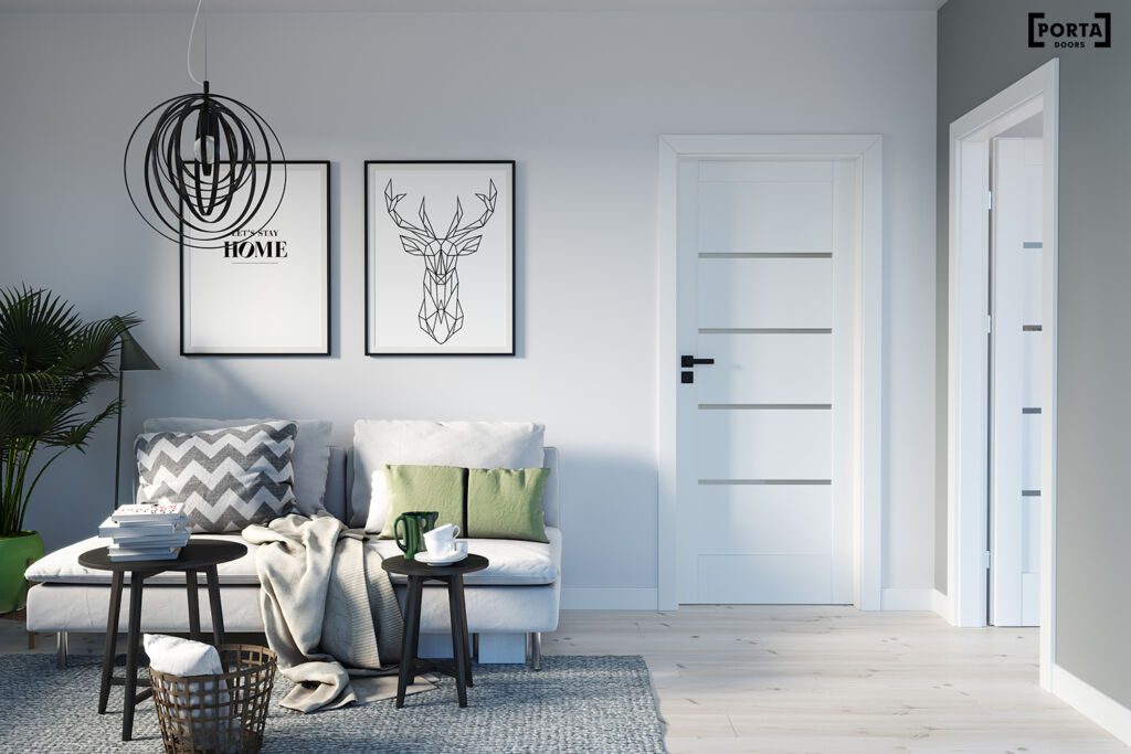 Interior white doors Porta Verte HOME G4