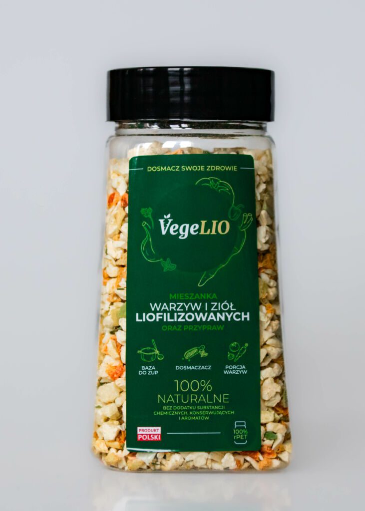 VegeLIO-blend of freeze-dried vegetables and herbs plus spices