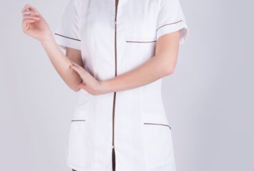 Stylish and functional, our W28 women's medical jacket is a must-have.