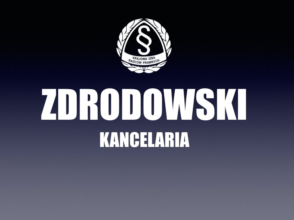KANCELARIA RADCY PRAWNEGO MAREK ZDRODOWSKI logo