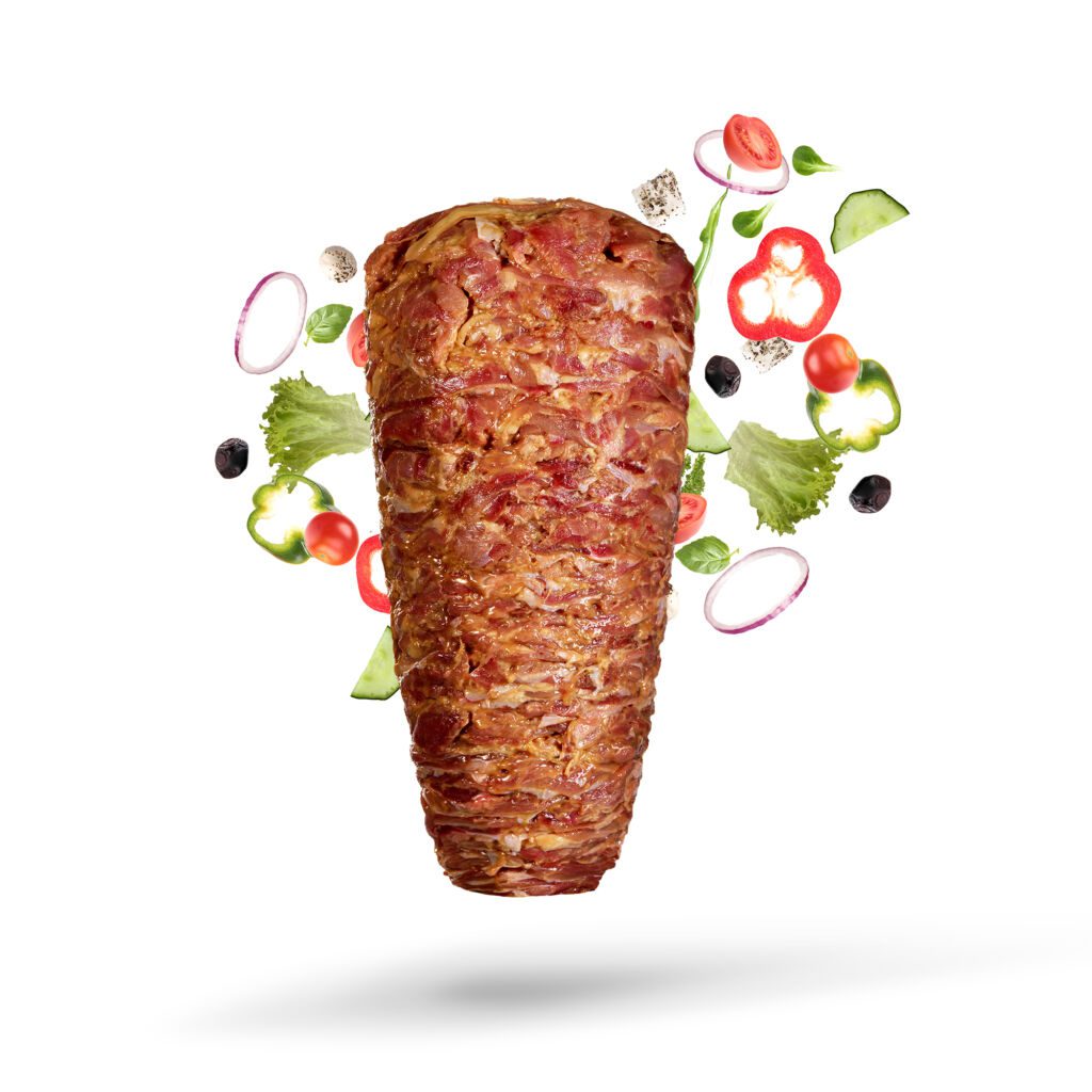 Chicken Raw Kebab, frozen. Highest quality chicken leg kebab ready to be grilled in restaurants.