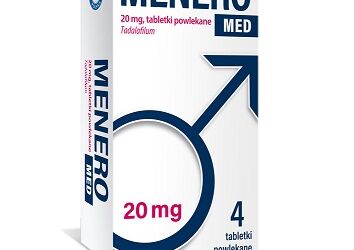 Menero Med, 4 coated tablets
1 film-coated tablet contains 10 mg of Tadalafil