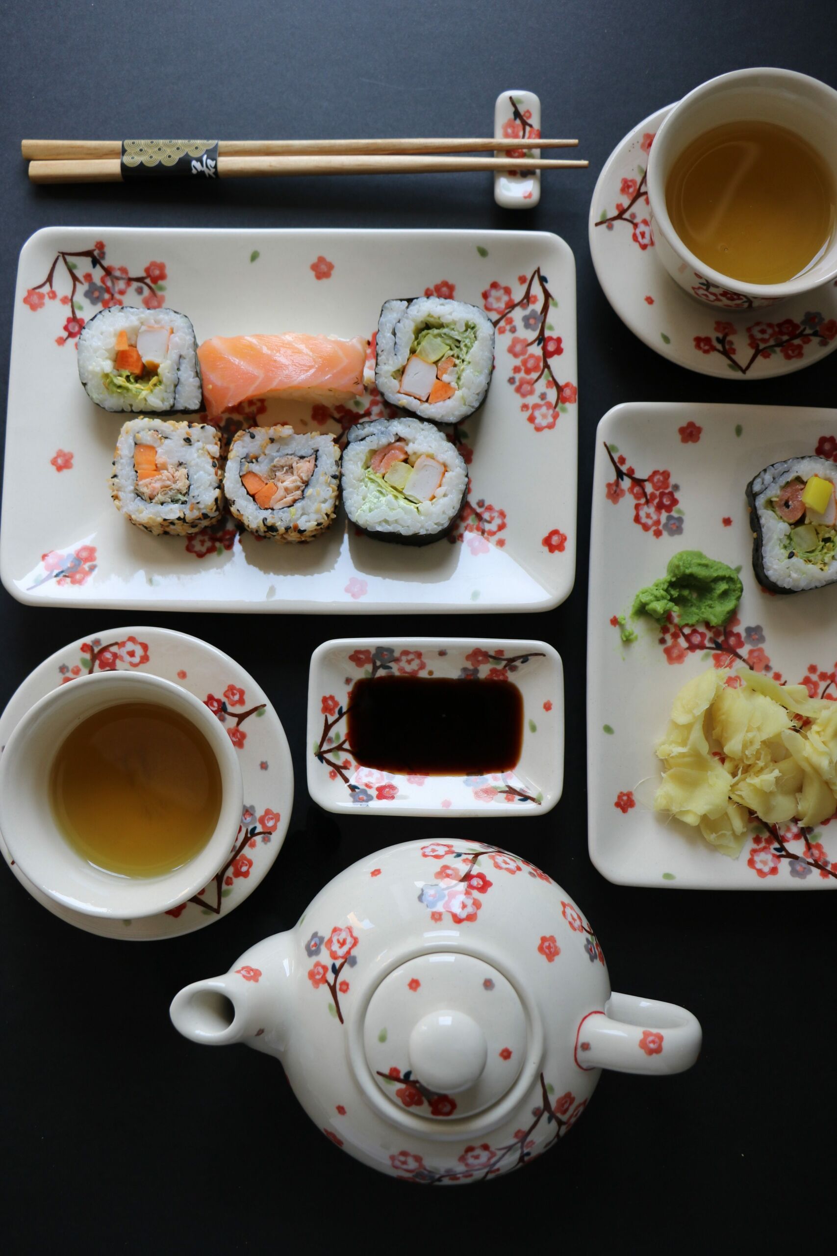 sushi set in pattern DU-237