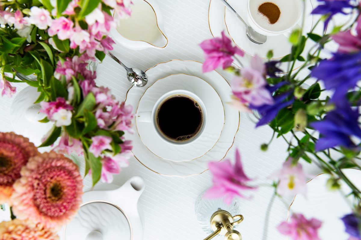 Coffee service with gold