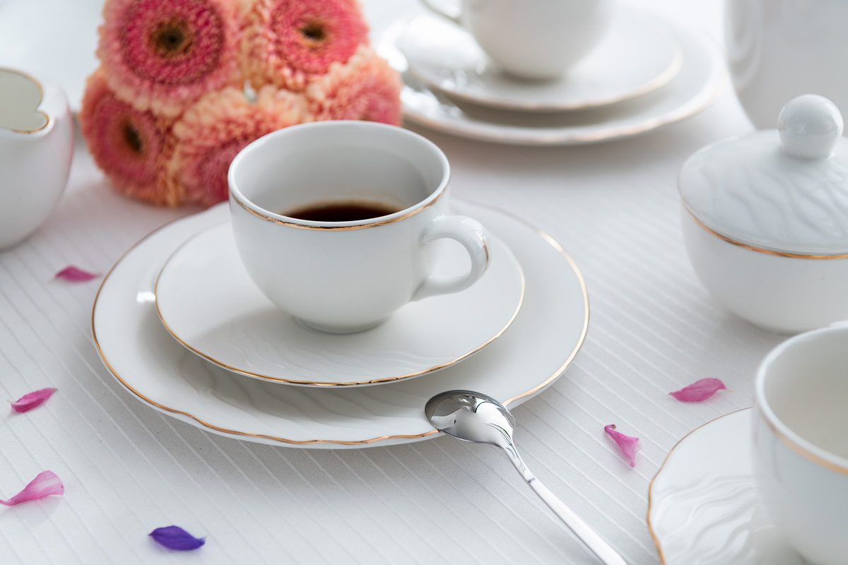 Coffee service with gold