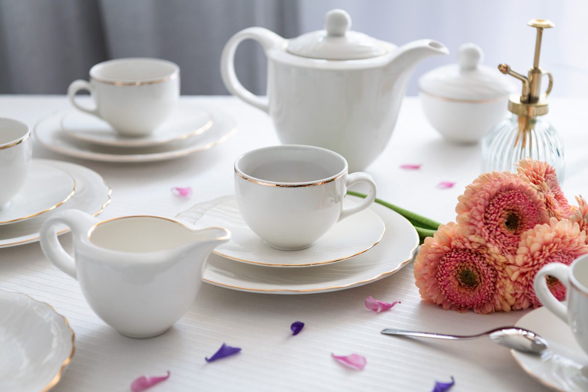 Coffee service with gold