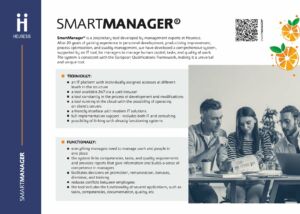 Smartmanager software description technically and functionally