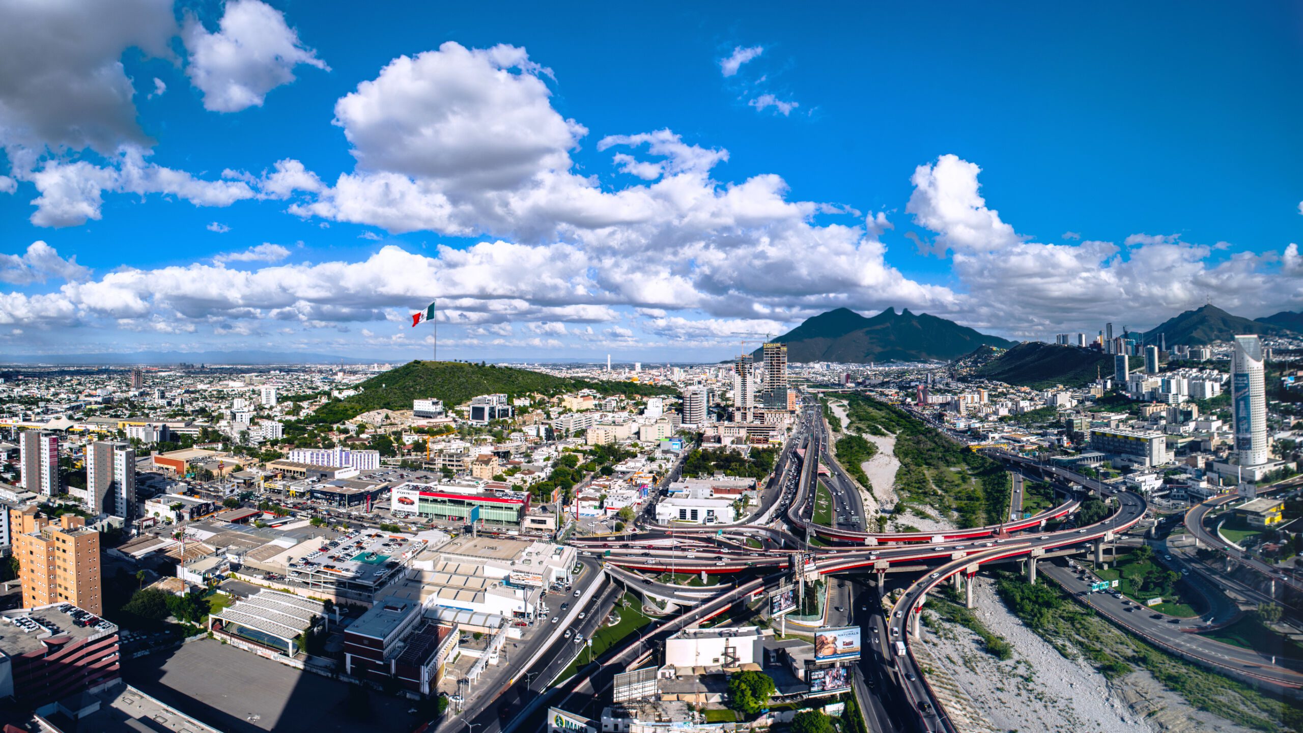 Meksyk panorama na miasto