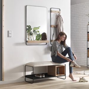 Modulo bench, mirror and hanger