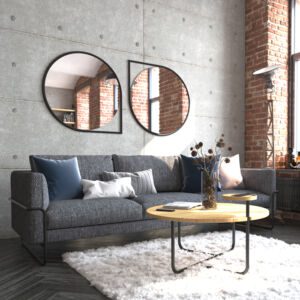 My Modern Home Furniture for living rooms: mirrors, coffee tables, side tables.