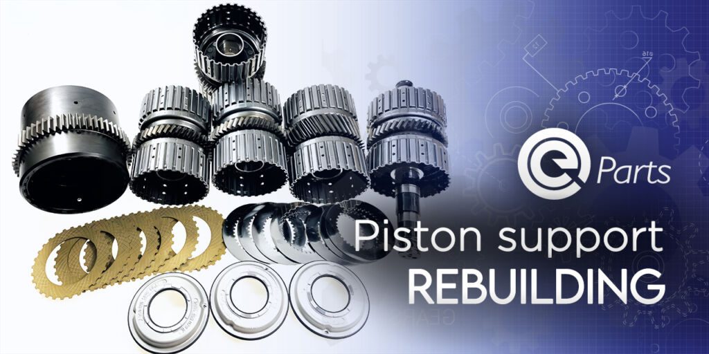 piston support regeneration service; rebuilt gearbox parts; refurbished piston support; reman zf parts;