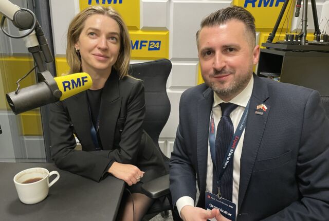Zofia Noiszewska i Michał Rzeźnik z PAIH