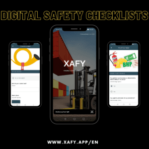 screenshots from xafy safety app