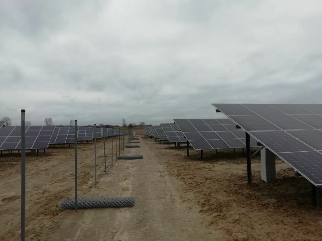 construction of photovoltaic farms