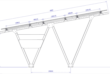 CARPORT dimensioning in side view