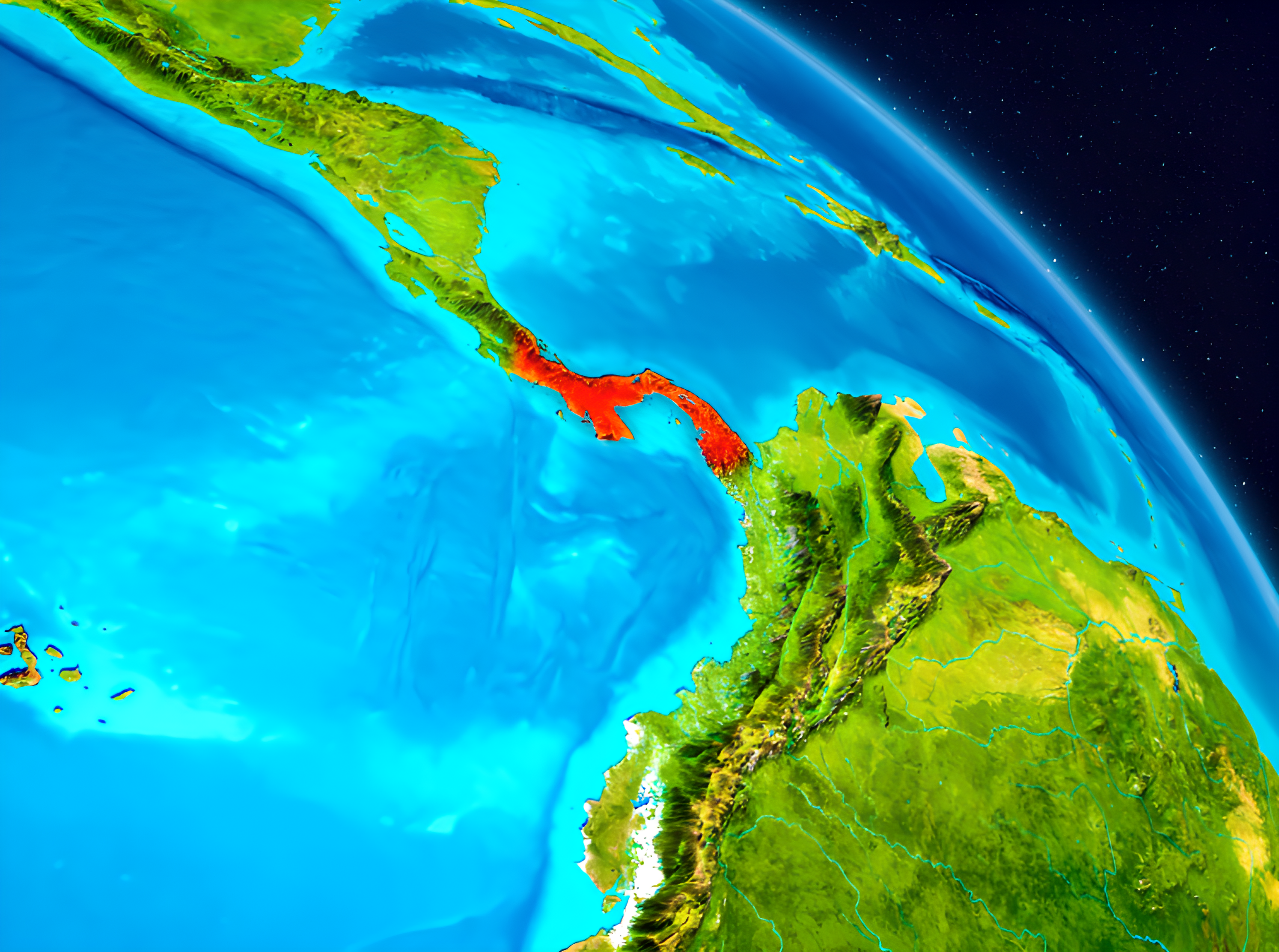 Mapa Panamy