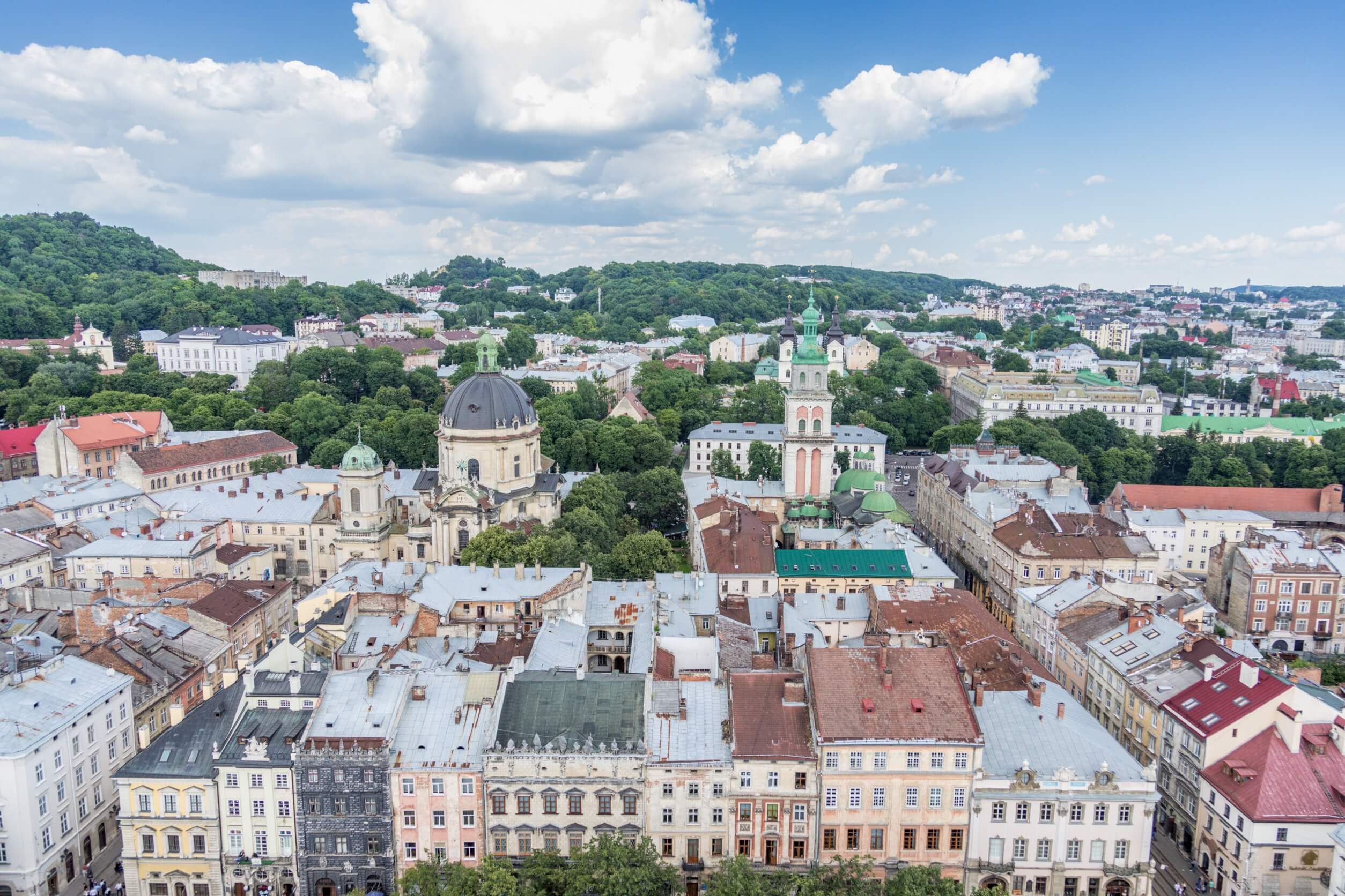 Widok na Lwów