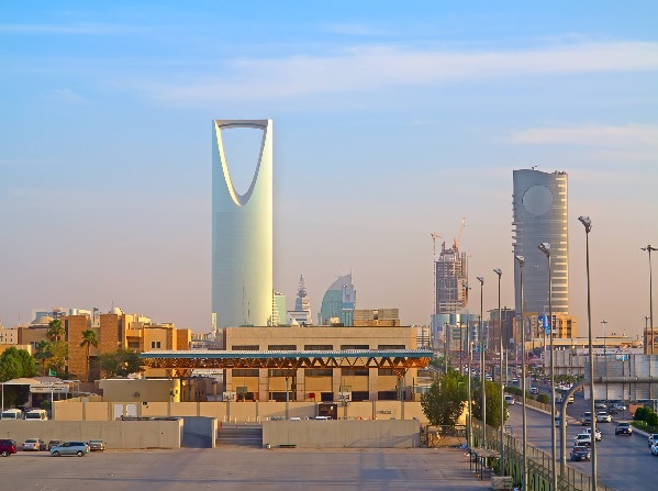Widok na centrum miasta, Rijad, Arabia Saudyjska