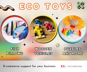 Eco toys for children, Amdoko multibranch wholesaler