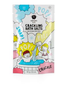 Crackling bath salt