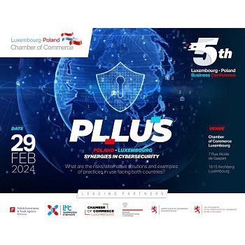 Logo Poland Luxembourg Synergies in Cybersecurity