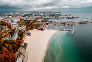 widok na nadbrzeze gdynskie