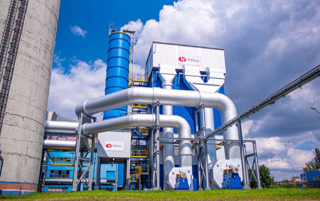 Flue gas desulfurization and dedusting installation at MPEC Włocławek.