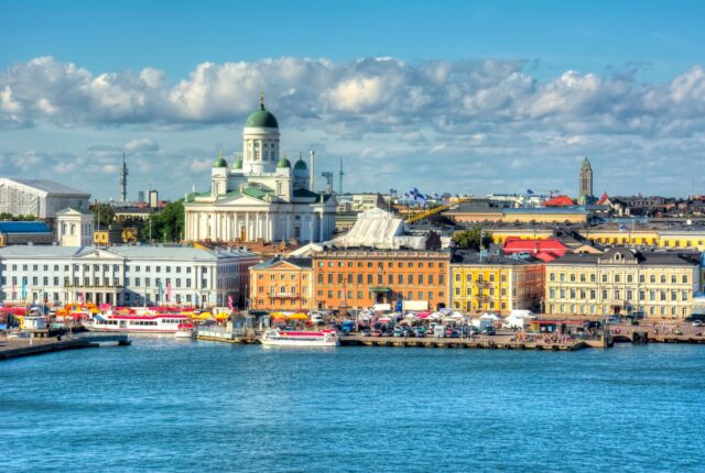 Helsinki - panorama miasta