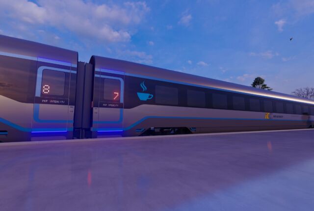 Wizualizacja nowych wagonów PKP Intercity