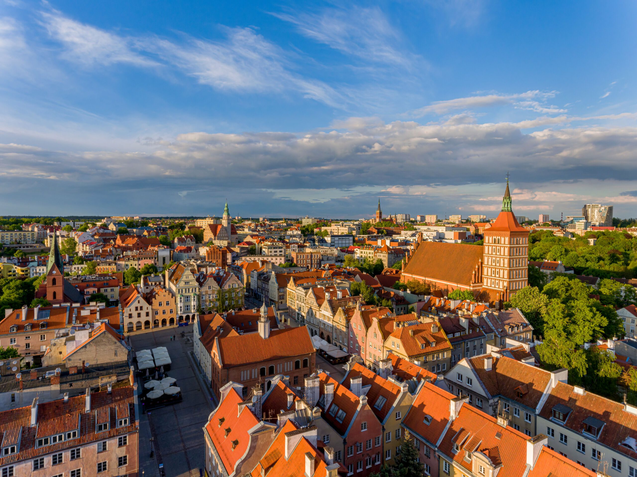 Olsztyn - panorama miasta