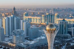 Astana - widok z lotu ptaka